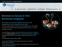 Tablet Screenshot of fantasiedivetro.it